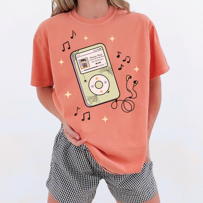 MONSTER MASH IPOD Nostalgic Halloween Tee