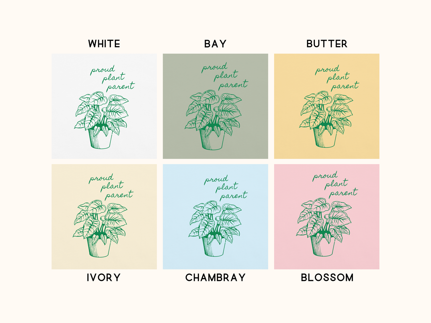 🪴 Proud Plant Parent Nature Lover Tee