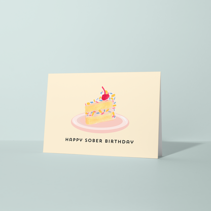 💪🏼 Sober Birthday Supportive Celebration Card
