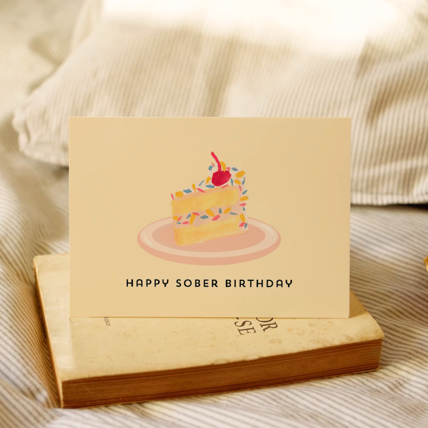 💪🏼 Sober Birthday Supportive Celebration Card