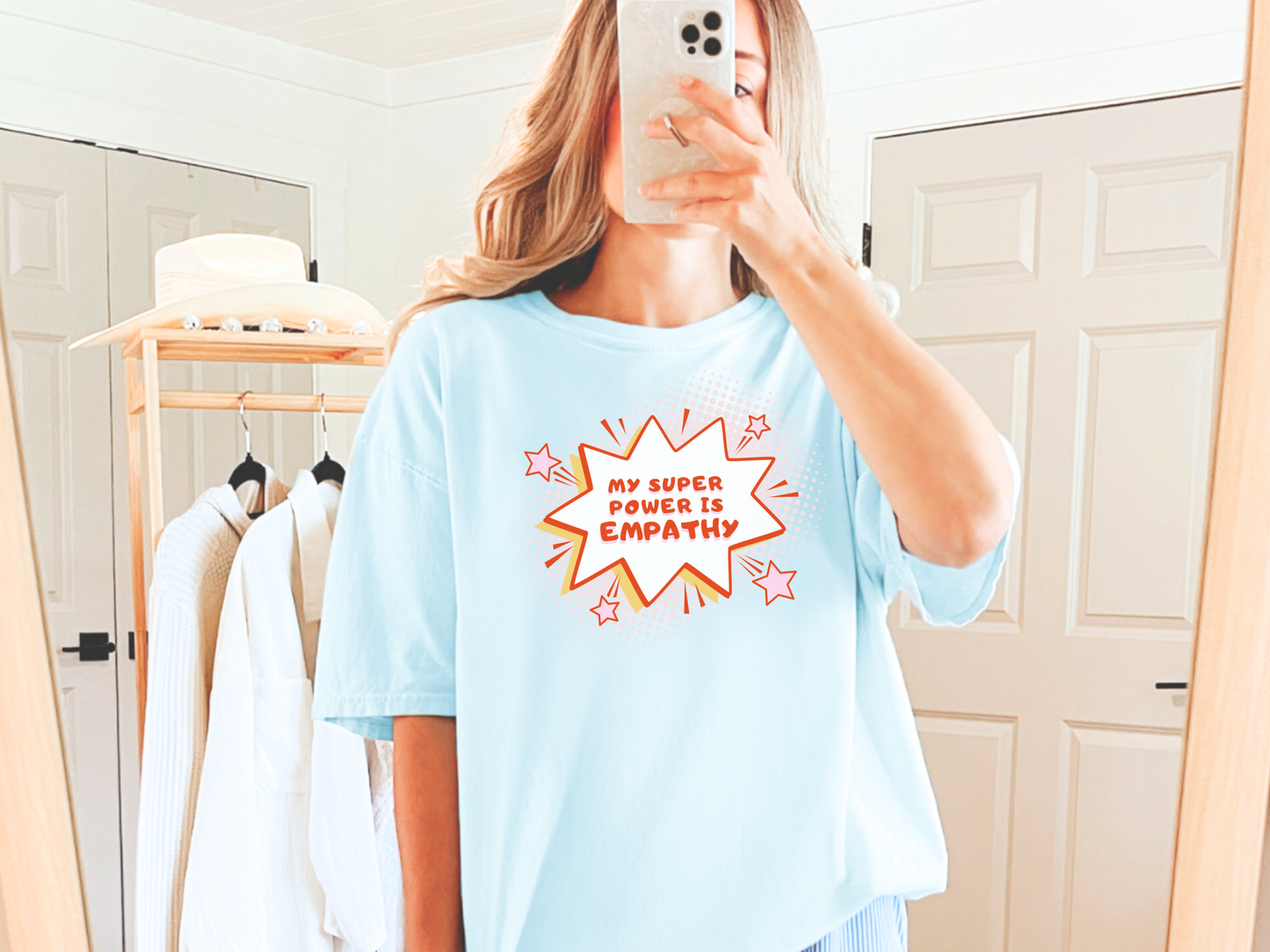 💥 Empathy Super Power Comic Style Tee