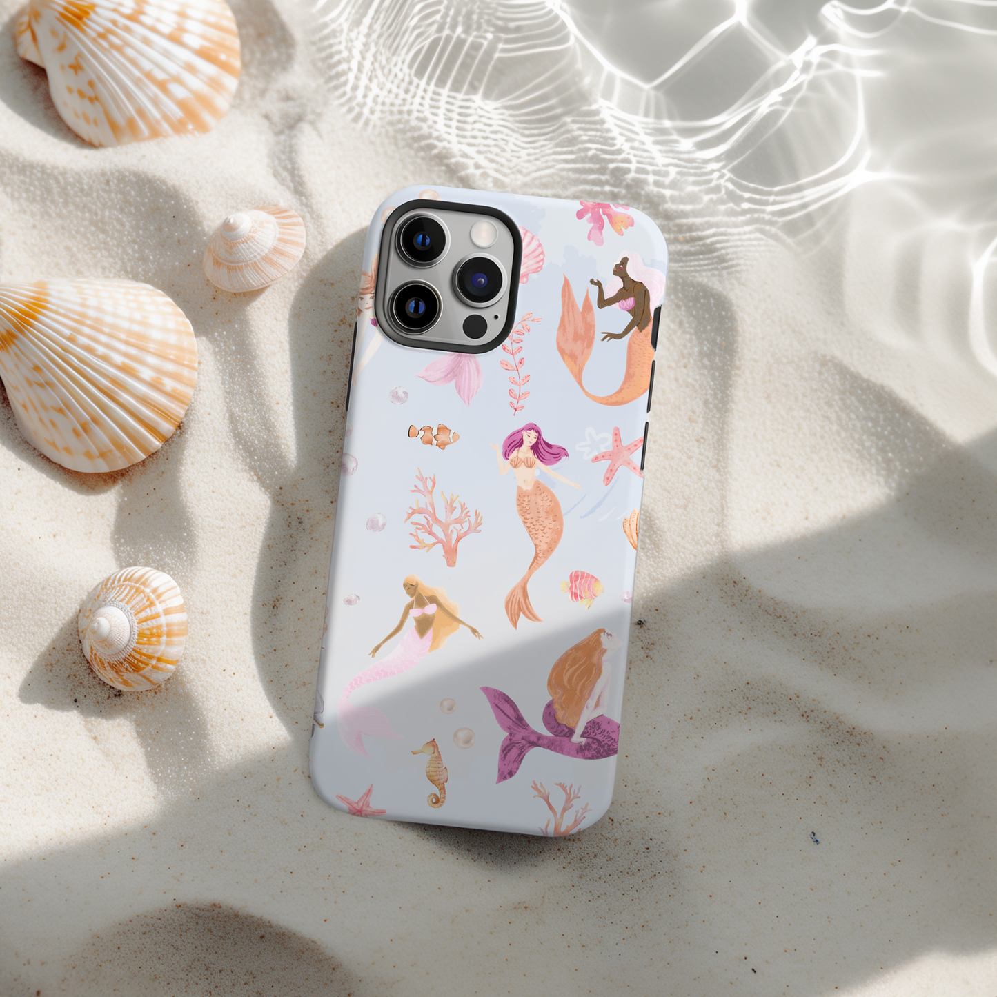 LESBIAN MERMAID CORE Tough Case for iPhone