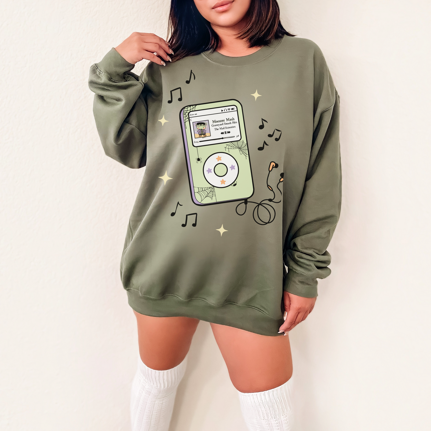 MONSTER MASH IPOD Halloween Sweatshirt