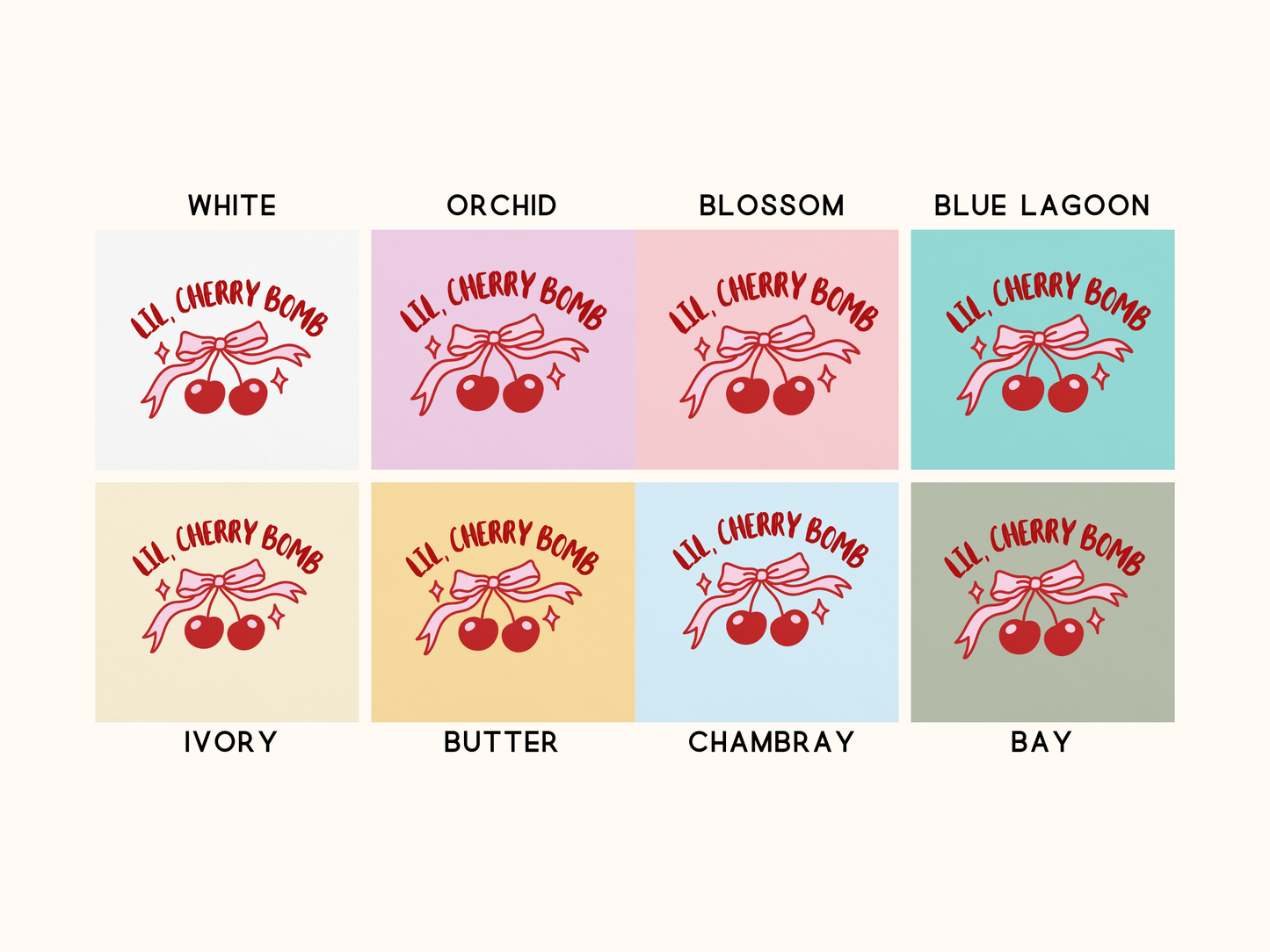 🍒 Lil' Cherry Bomb Retro Y2K Tee