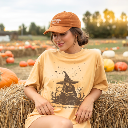BOOKISH WHIMSICAL WITCH Fall & Halloween Tee