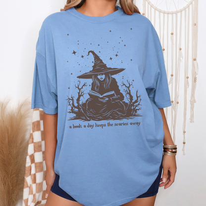 BOOKISH WHIMSICAL WITCH Fall & Halloween Tee