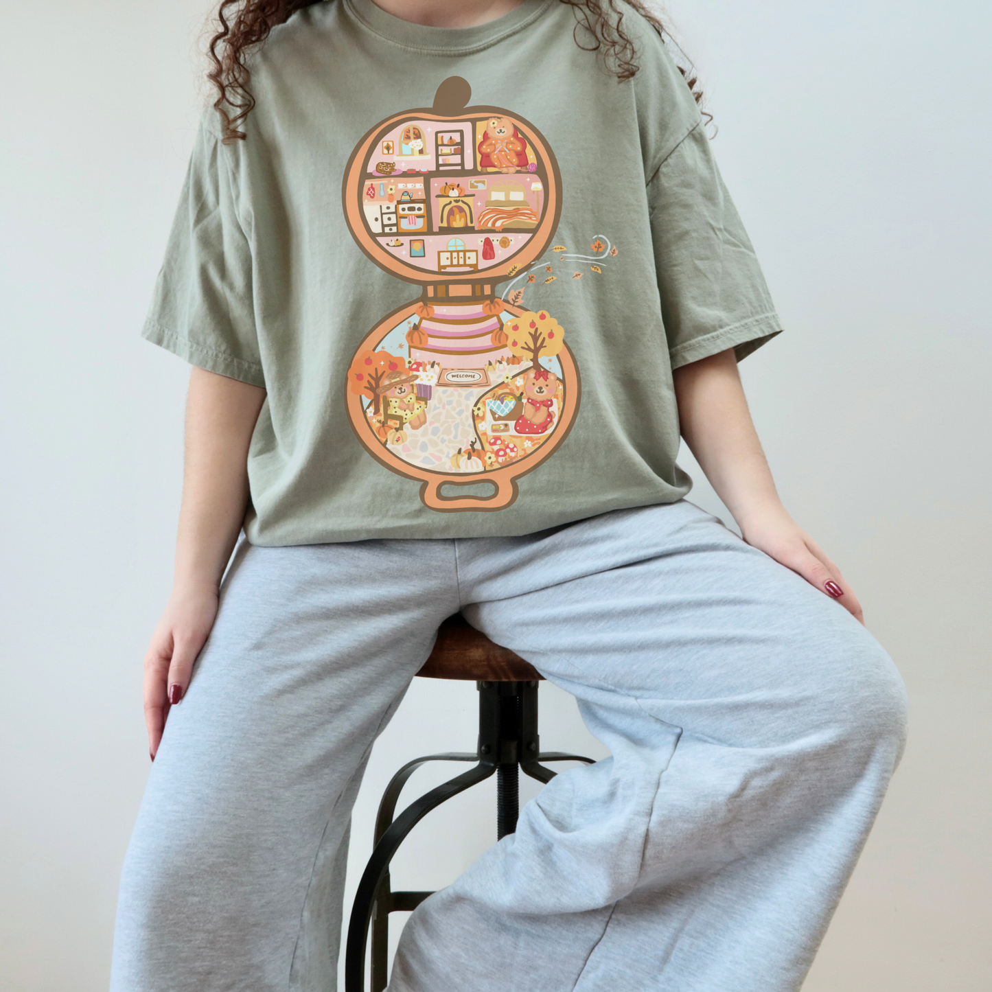 POCKET-SIZED COZY FALL Pumpkin Nostalgia Tee