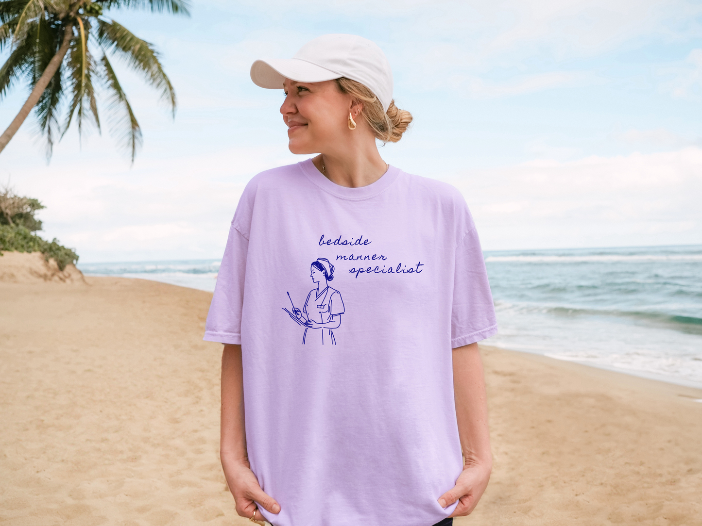 💉 Bedside Manner Specialist Nurse & Healthcare Worker Tee