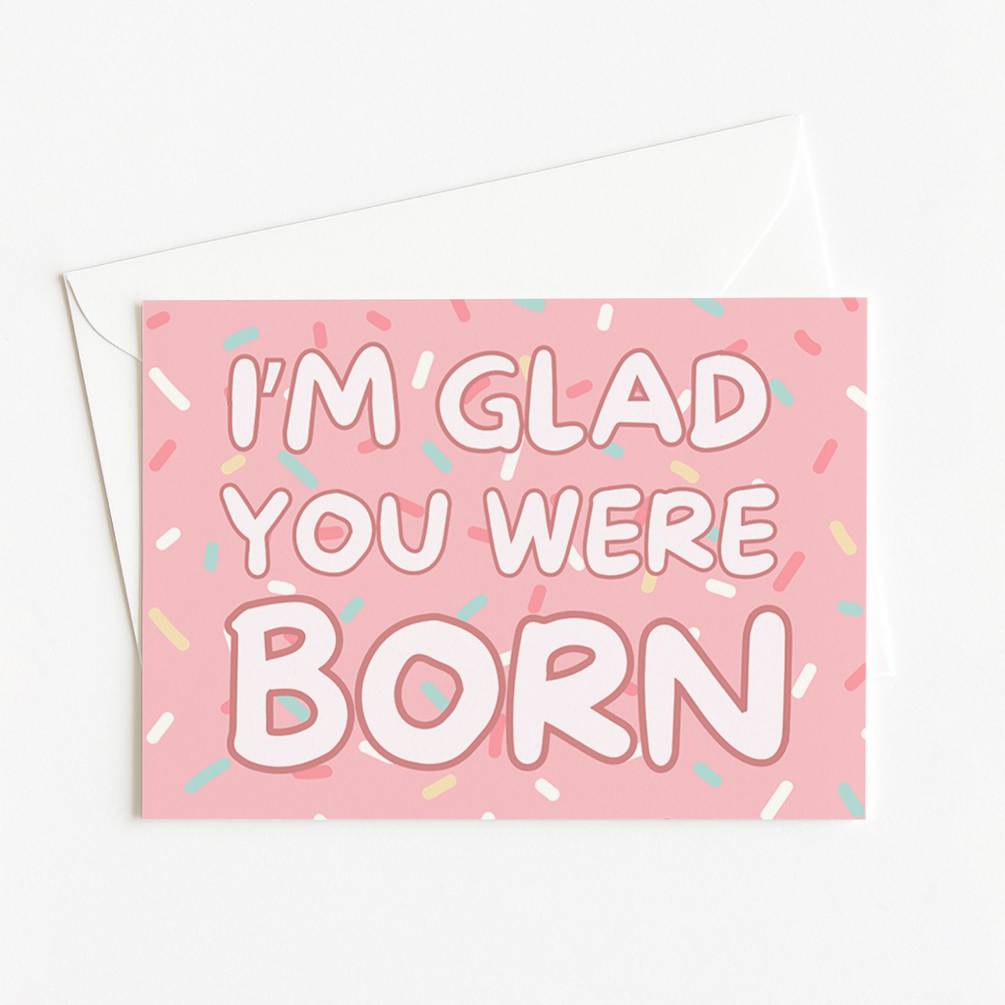 SWEET BIRTHDAY SPRINKLE ART Birthday Greeting Card
