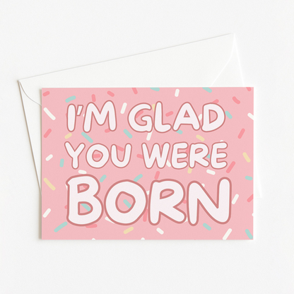 SWEET BIRTHDAY SPRINKLE ART Birthday Greeting Card