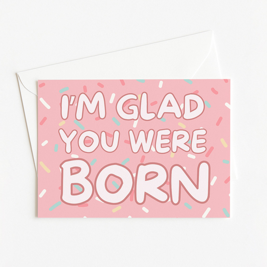 SWEET BIRTHDAY SPRINKLE ART Birthday Greeting Card