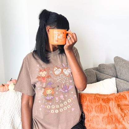SPOOKY VIBES CUTE Pastel Halloween Tee