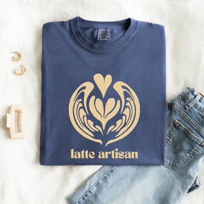 ☕ Latte Artisan Coffee Lover Barista Tee
