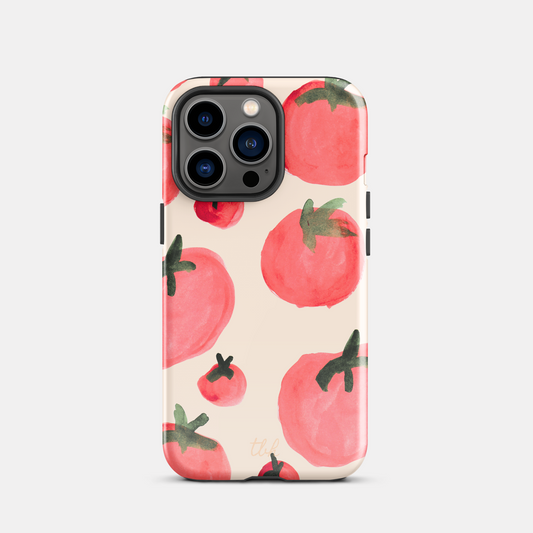 TOMATO POMODORO WATERCOLOR Tough Case for iPhone