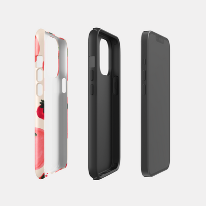 TOMATO POMODORO WATERCOLOR Tough Case for iPhone