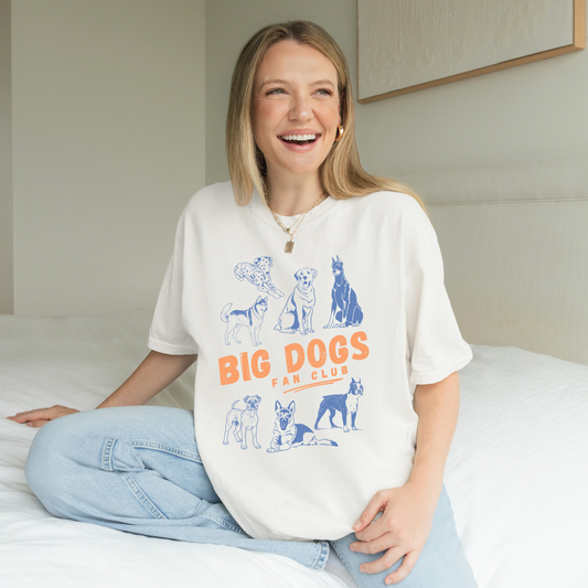 🐕 Big Dogs Fan Club Pet Lovers Tee