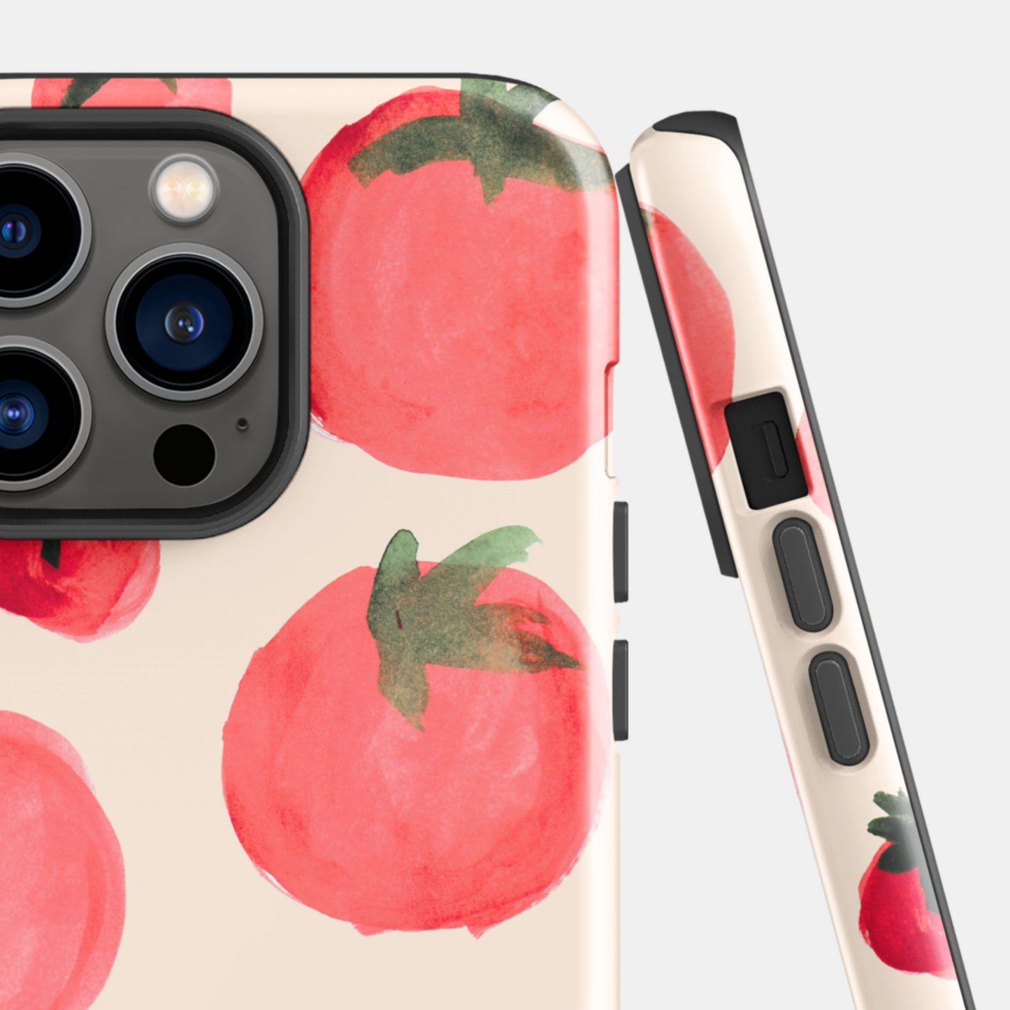 TOMATO POMODORO WATERCOLOR Tough Case for iPhone