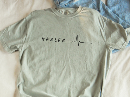 ❤️‍🩹 Healer Heart Rate Medical & Healthcare Worker Tee