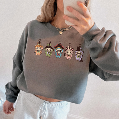 HALLOWEEN COSTUME LABUBU Inspired Fall Sweatshirt