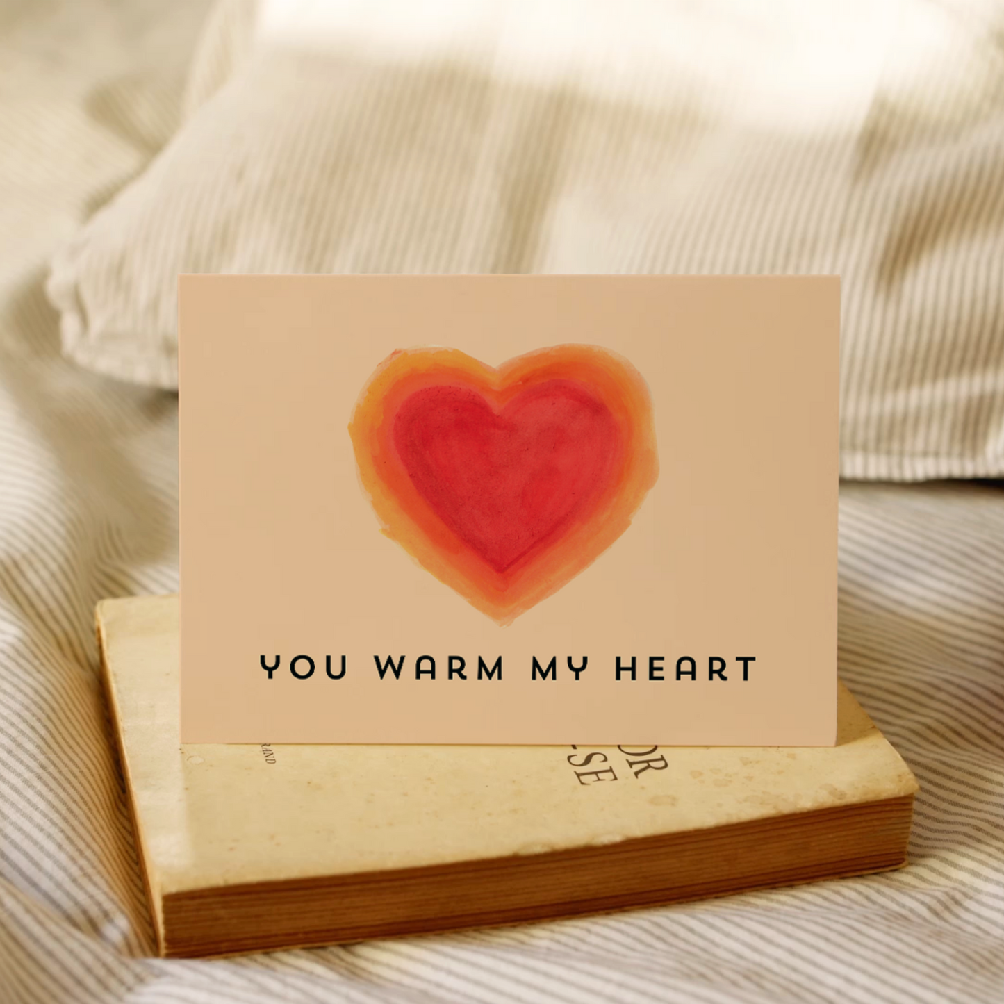 ❤️ Warm Heart Romantic Love Card