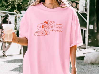 🌼 Inner Child Whisperer Therapist & Mental Health Worker Tee