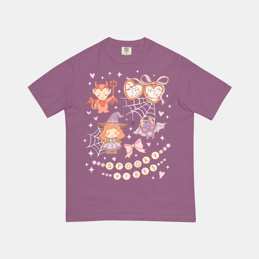 SPOOKY VIBES CUTE Pastel Halloween Tee