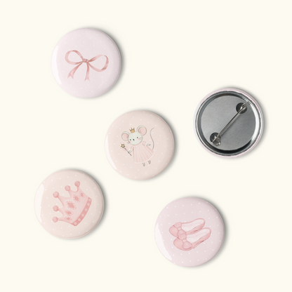 🫧  Glinda-Inspired Pastel Wicked Pin Set (5-Pack)