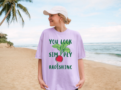 🌱 Radish Pun Veggie Art Tee