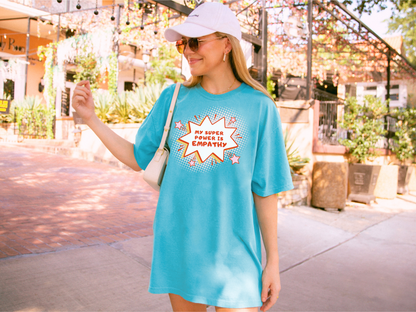 💥 Empathy Super Power Comic Style Tee