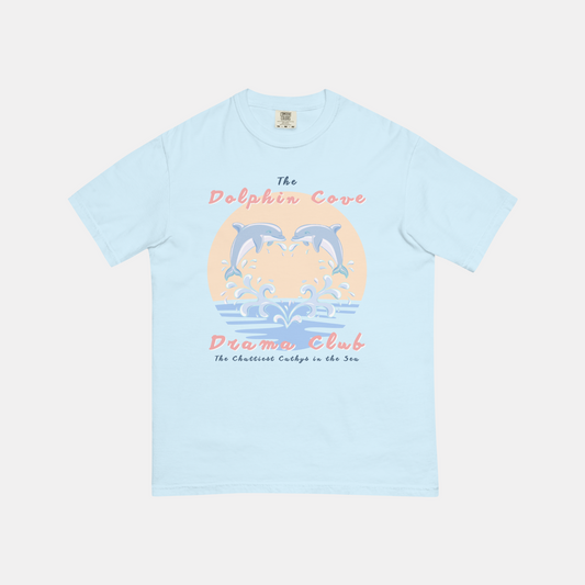 🐬 DOLPHIN COVE DRAMA CLUB Coastal Pastel Tee