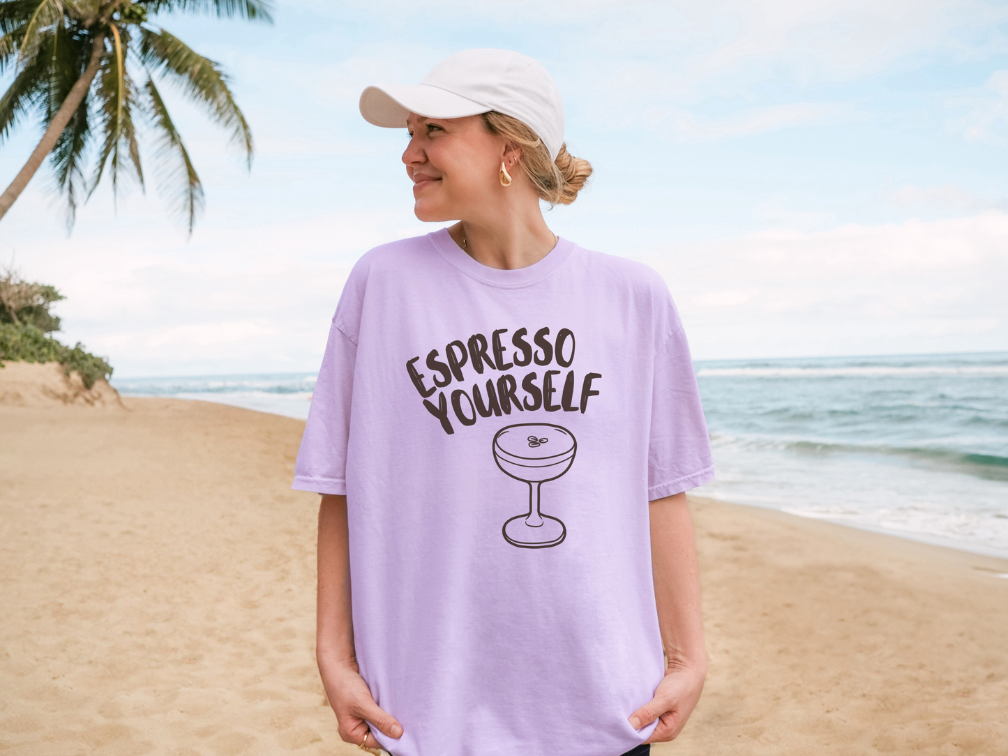 🍸 Espresso Martini Coffee Lover Pun Tee