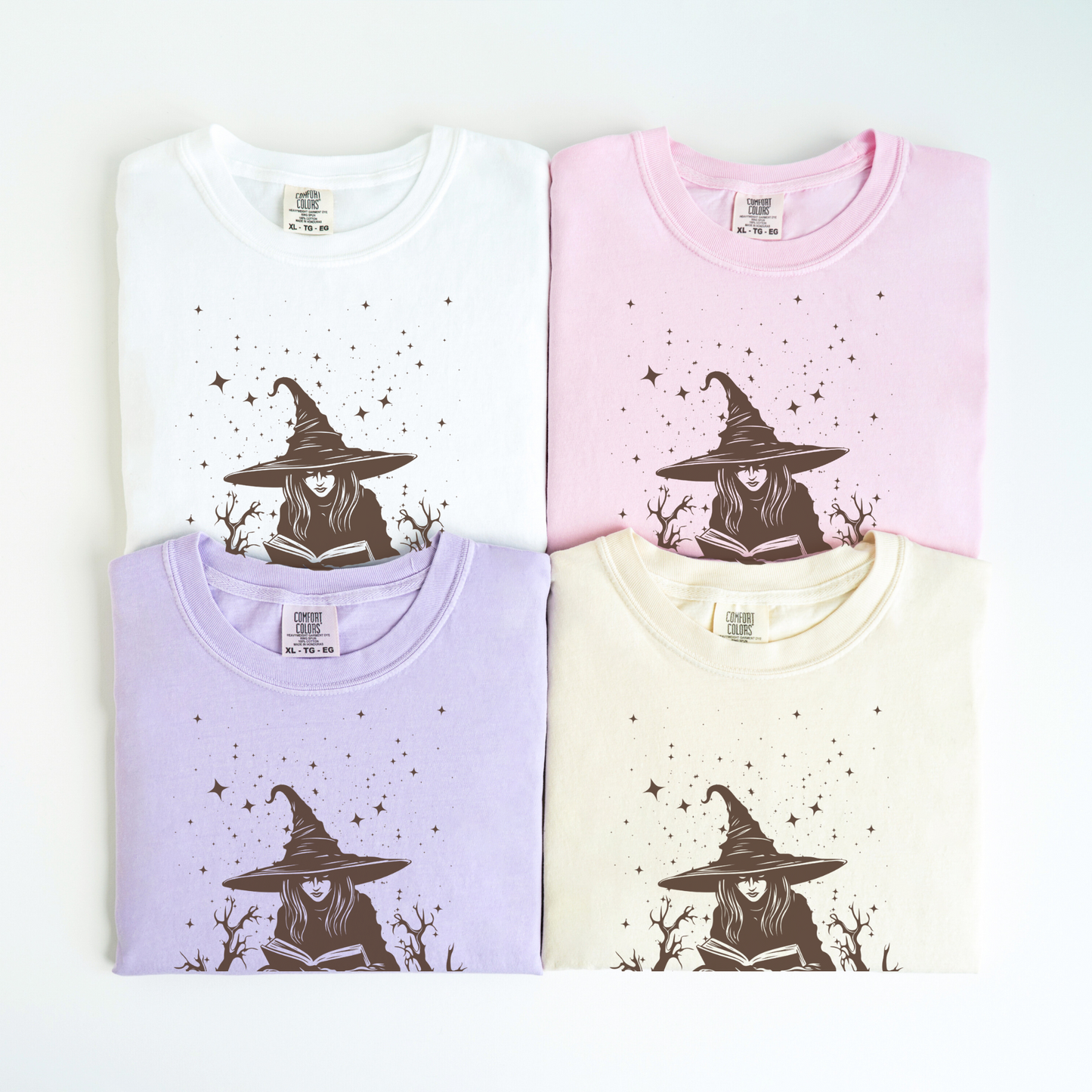 BOOKISH WHIMSICAL WITCH Fall & Halloween Tee