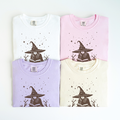 BOOKISH WHIMSICAL WITCH Fall & Halloween Tee