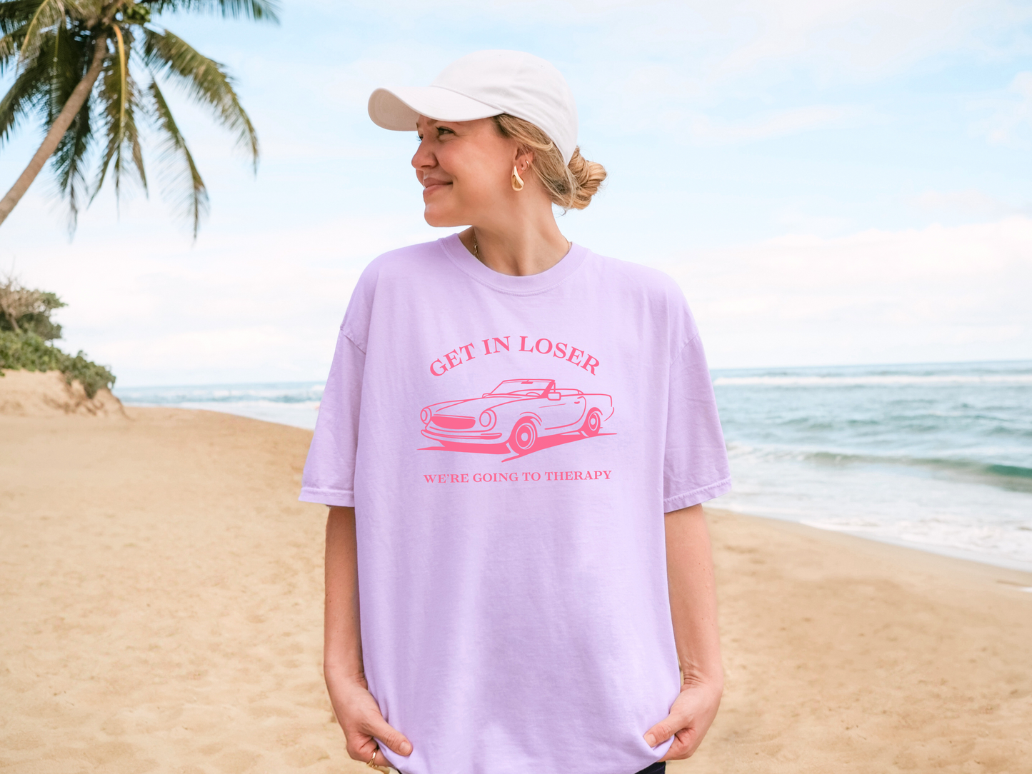 🚗 Get in Loser Mean Girls Therapy Tee