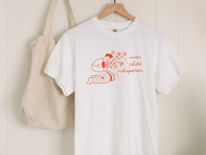 🌼 Inner Child Whisperer Therapist & Mental Health Worker Tee