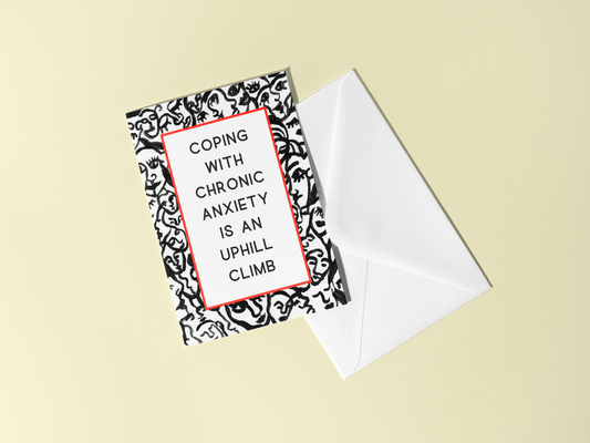 Supportive Anxiety Disorder Handmade Greeting Card