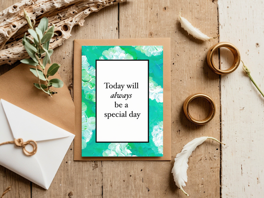 Widow Anniversary Support Greeting Card