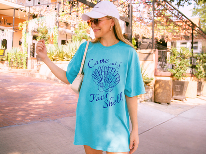 🐚 Seashell Mental Health Statement Tee