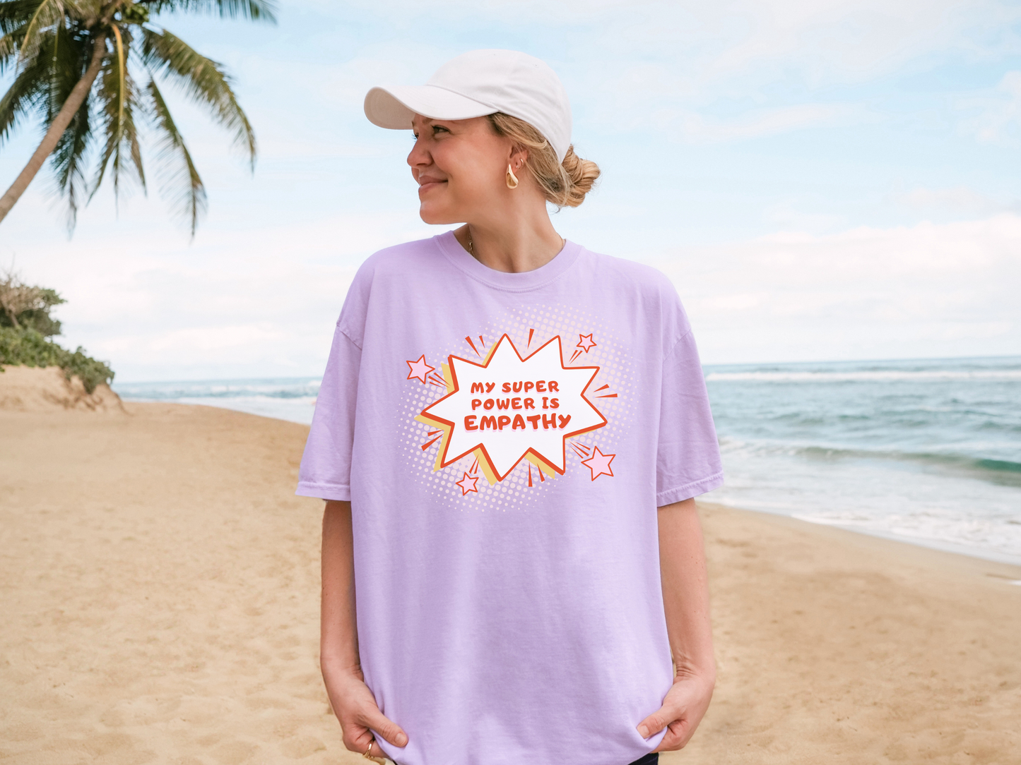 💥 Empathy Super Power Comic Style Tee