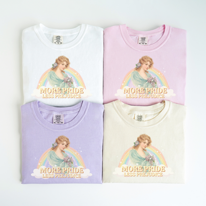 PRIDE NOT PREJUDICE LGBTQ+ Vintage Pride Tee