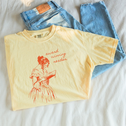📖 Award Winning Reader Book Lover Tee