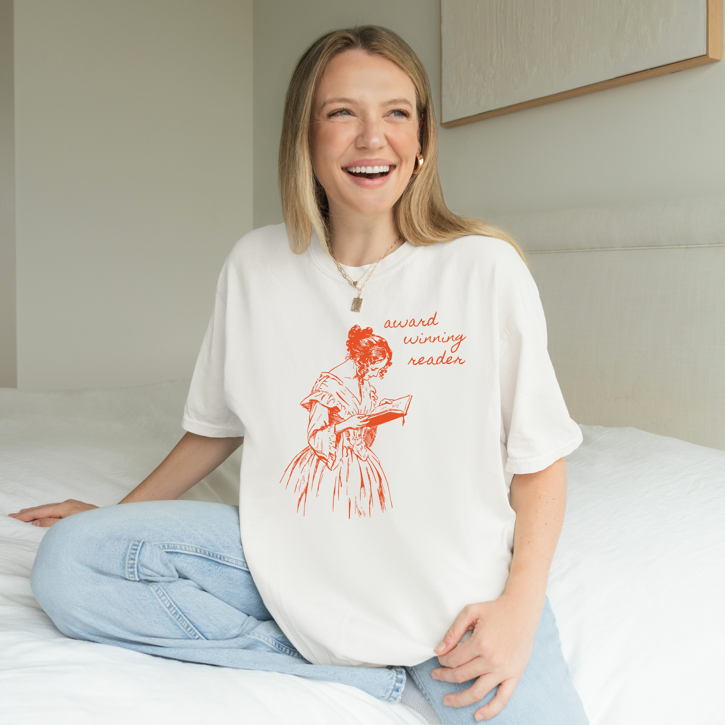 📖 Award Winning Reader Book Lover Tee