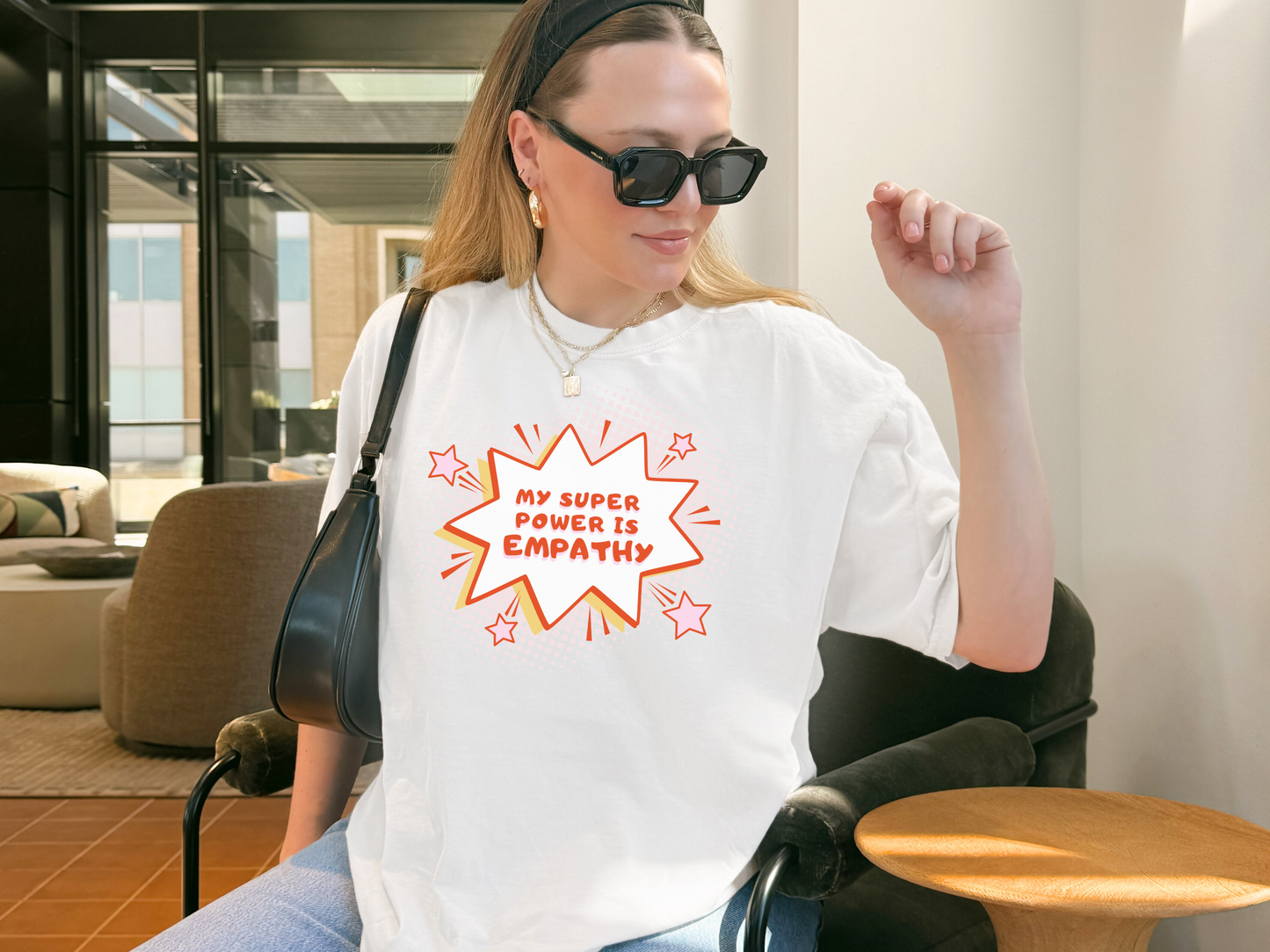 💥 Empathy Super Power Comic Style Tee