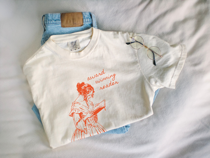 📖 Award Winning Reader Book Lover Tee