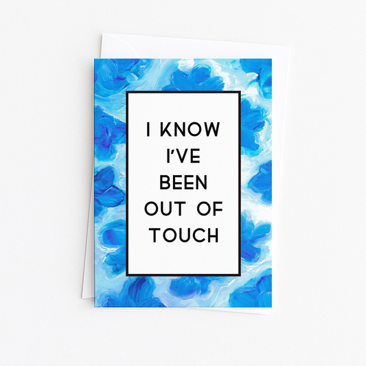DEPRESSION APOLOGY Mental Health Miss You Greeting Card