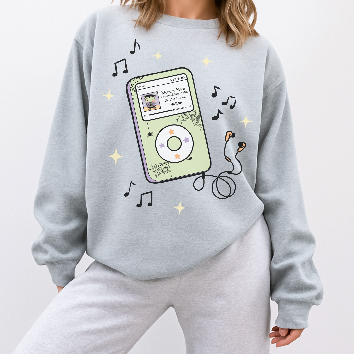 MONSTER MASH IPOD Halloween Sweatshirt