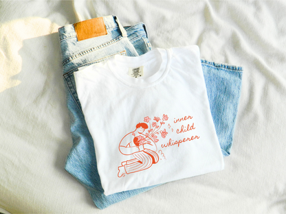 🌼 Inner Child Whisperer Therapist & Mental Health Worker Tee