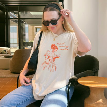 📖 Award Winning Reader Book Lover Tee