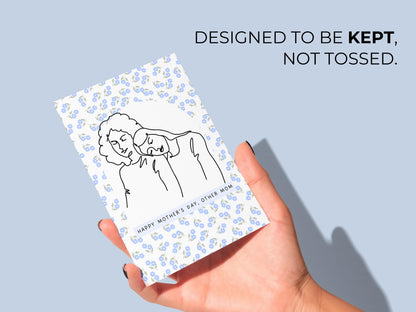 👩‍❤️‍💋‍👩 Lesbian Happy Mother’s Day Card - LGBTQ+ Couple Other Mom Queer Art