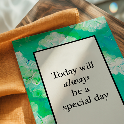 WIDOW WEDDING ANNIVERSARY Support Greeting Card